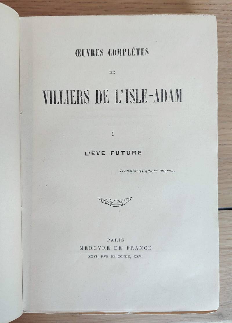 Oeuvres complètes (6 volumes 1922-1924)