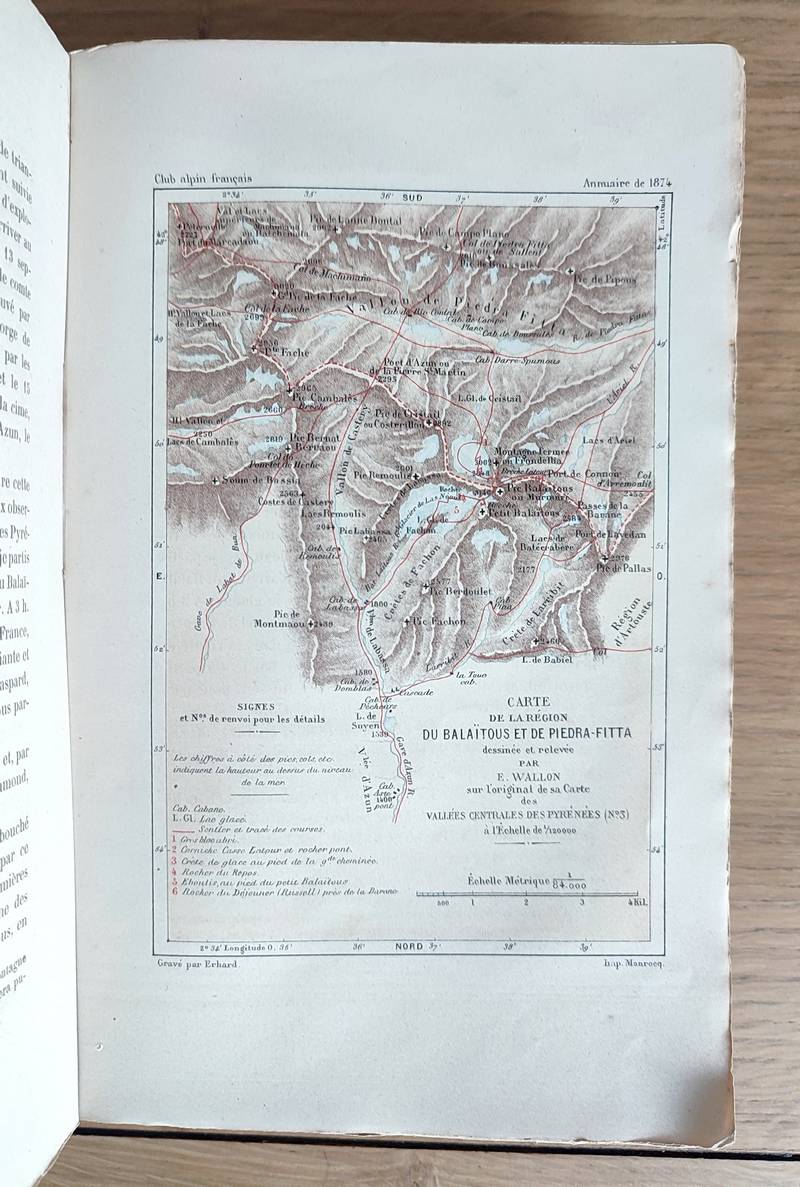 Annuaire du Club Alpin français. Première année 1874