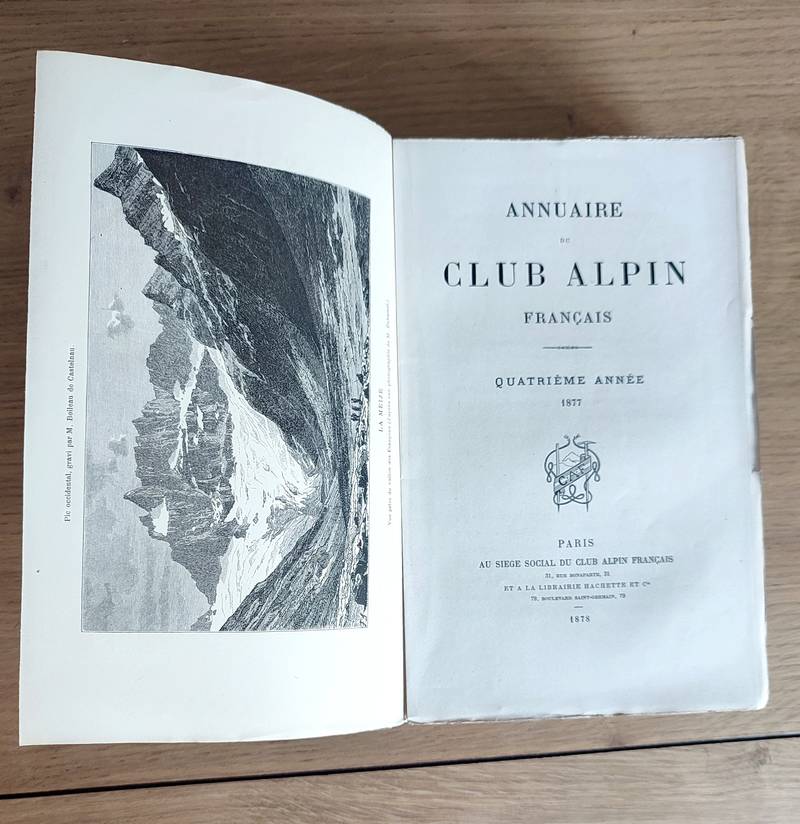 Annuaire du Club Alpin français. Quatrième année 1877
