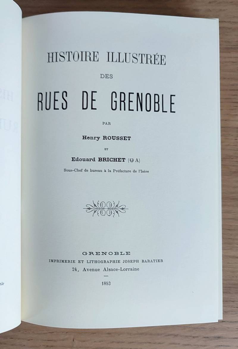 Histoire illustrée des rues de Grenoble