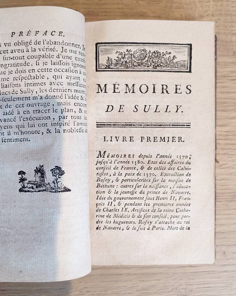 Mémoires de Maximilien de Béthune, Duc de Sully, Principal ministre de Henri-Le-Grand. Mis en ordre, avec des remarques par M. L. D. L. D. L. (7 volumes sur 8)