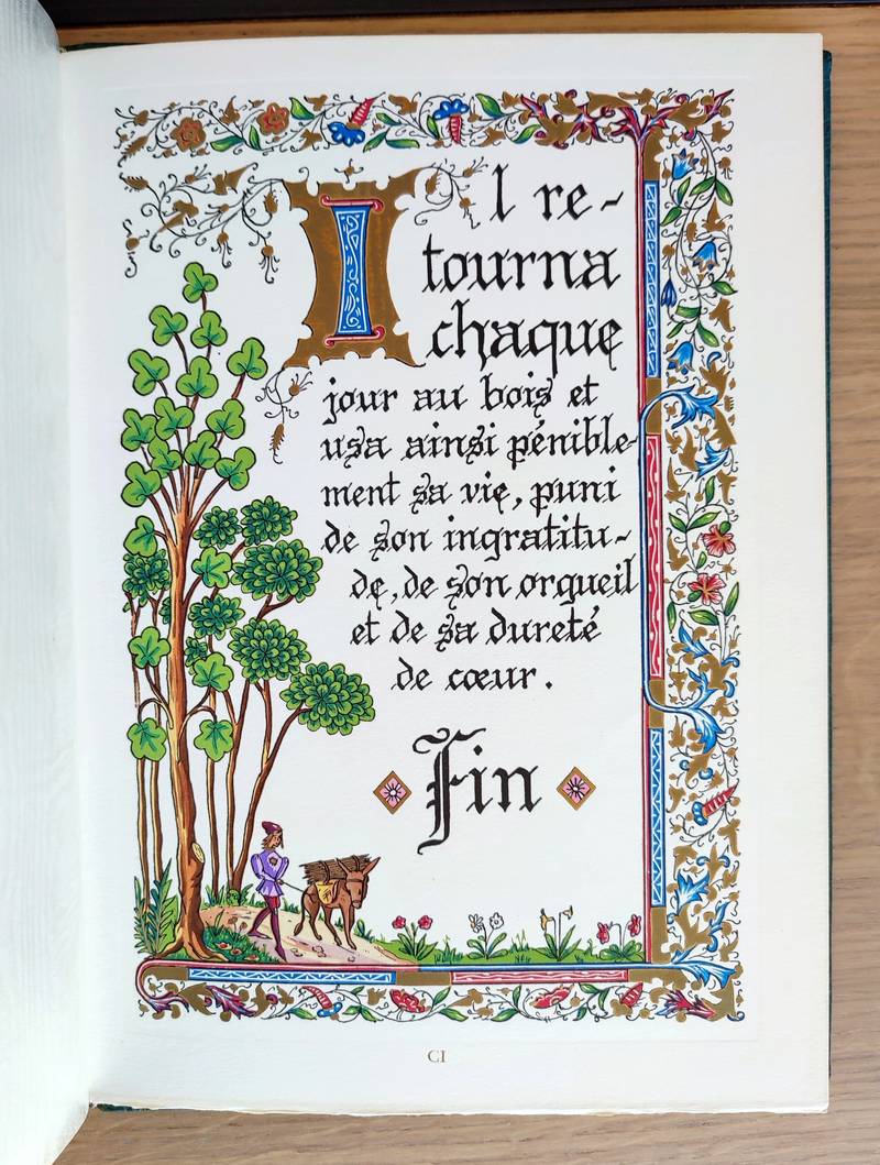 Un Conte de Merlin. Manuscrit de Lucy Boucher, imprimé sous forme d'incunable gravé