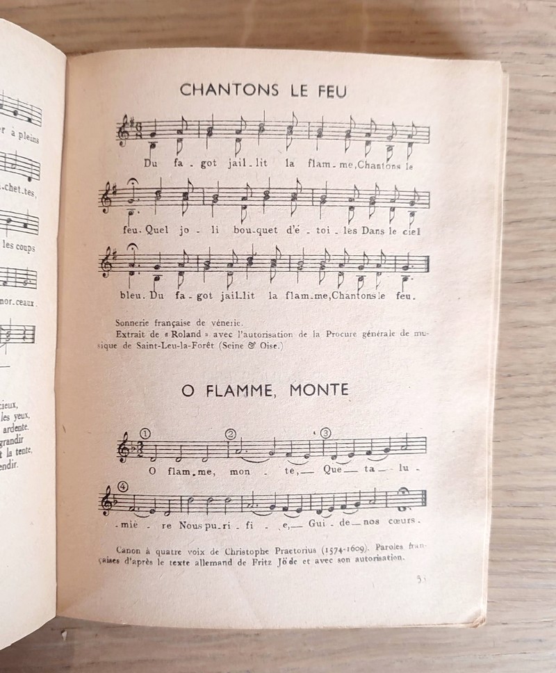 Chansonnier des éclaireurs