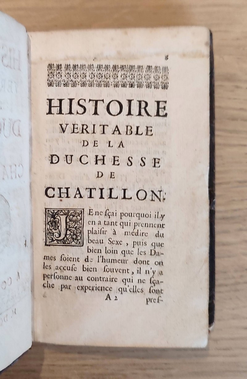 Histoire véritable de la Duchesse de Chatillon