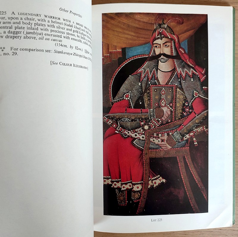 Catalogue of Fine oriental miniatures manuscripts and qajar paintings. Sotheby's, 13th & 14th april, 1976