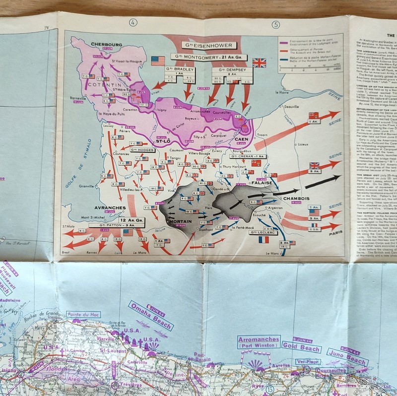 Bataille de Normandie. Juin-Août 1944. Édition de 1947