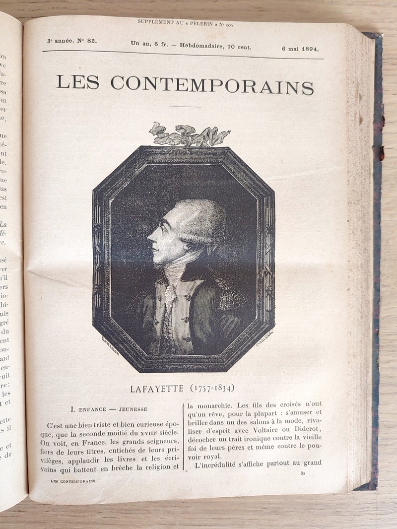 Les contemporains. du numéro 53 du 15 octobre 1893 au numéro 104 du 7 octobre 1894