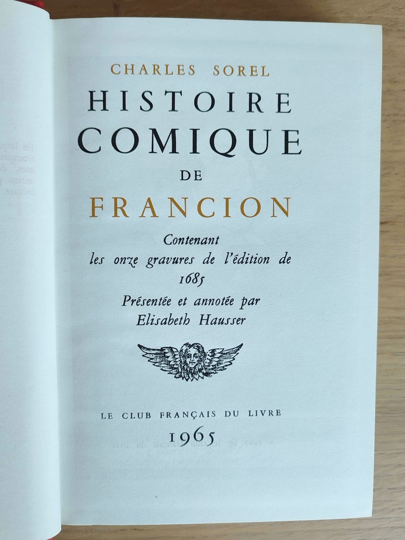 Histoire comique de la Francion, contenant les onze gravures de l'édition de 1685