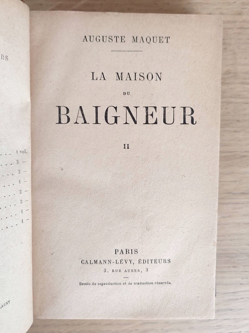 La maison du baigneur (2 volumes)