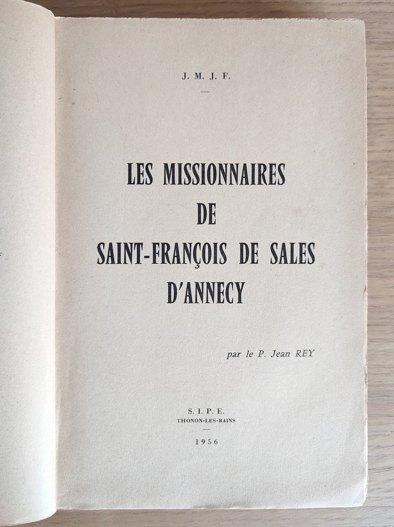 Les Missionnaires de Saint-François de Sales d'Annecy