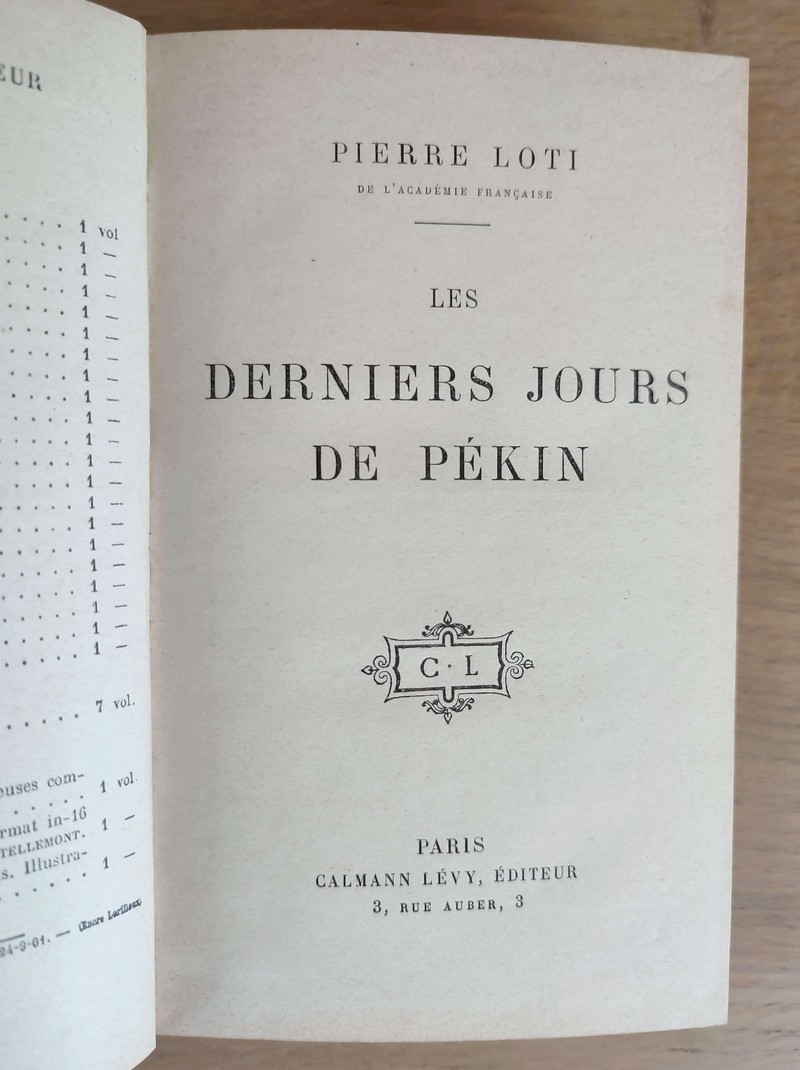 Les derniers jours de Pékin