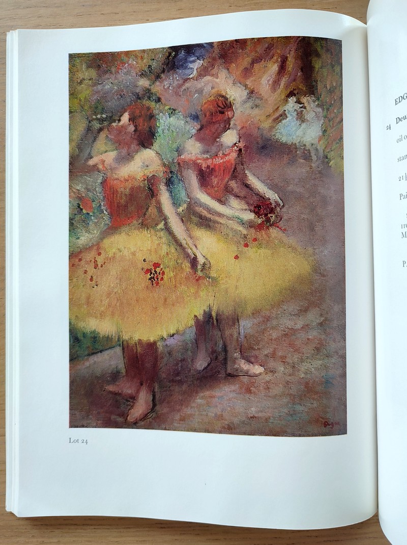 A distinguished french collection impressionist and modern paintings and drawings. Sotheby & Co., tuesday, 1st july 1975