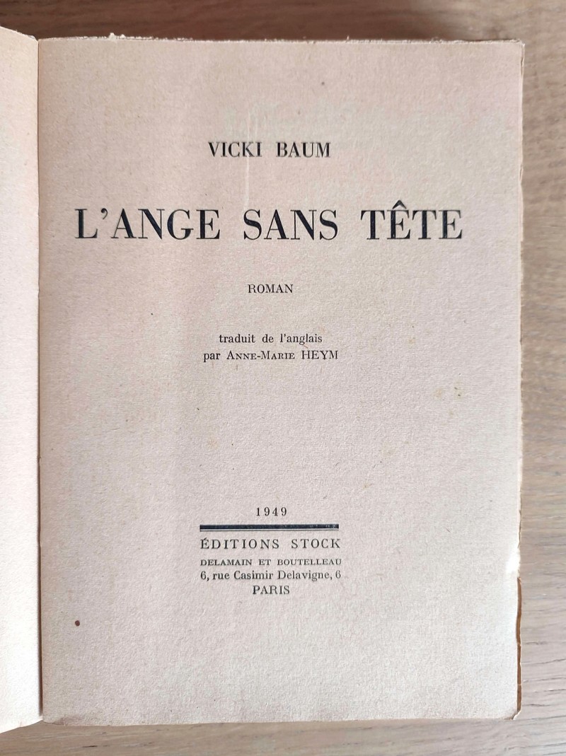 L'ange sans tête