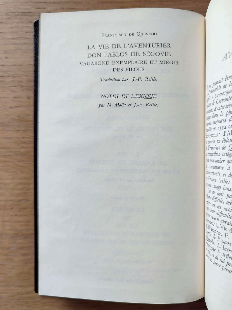 Romans picaresques espagnols : La vie de Lazare de Tormes - Le gueux ou la vie de Guzman d'Alfarache - La vie de l'aventurier Don Pablos de Ségovie