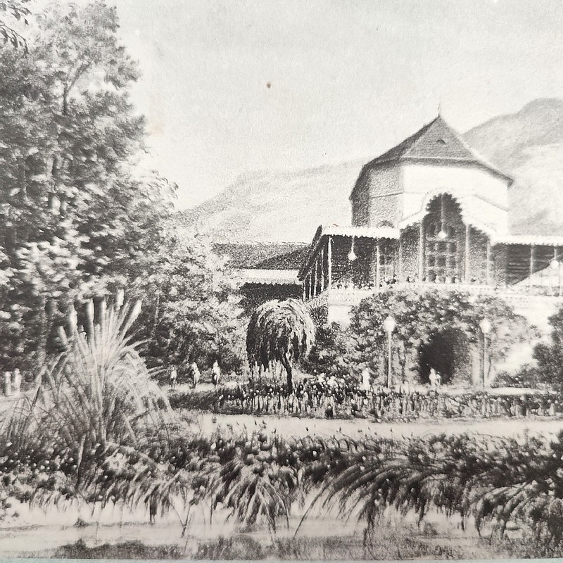 Grand cercle d'Aix-les-Bains (façade du parc)