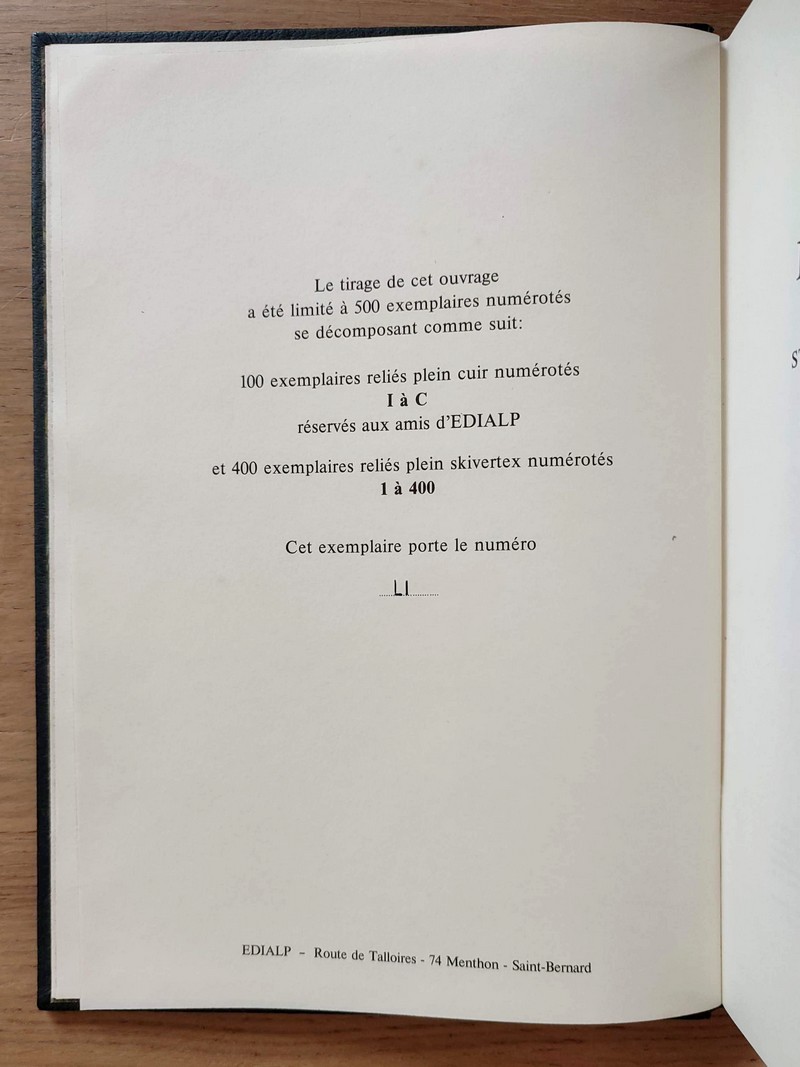 La Savoie Historique pittoresque, statistique et biographique (2 volumes in quarto)