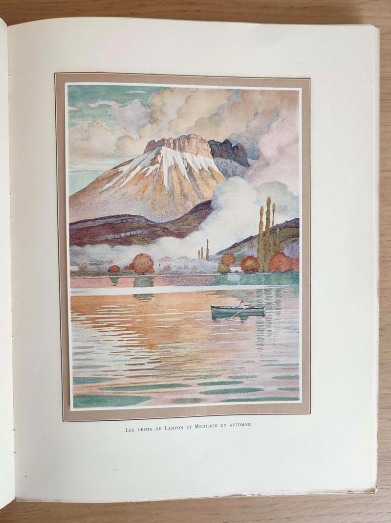 Au lac d'Annecy. Aquarelles, dessin au brou de noix et texte de André-Charles Coppier