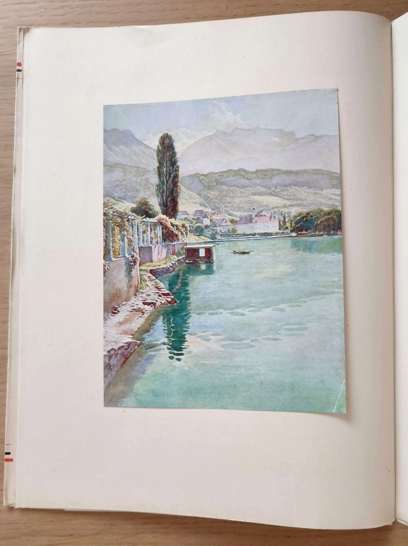 Au lac d'Annecy. Aquarelles, dessin au brou de noix et texte de André-Charles Coppier