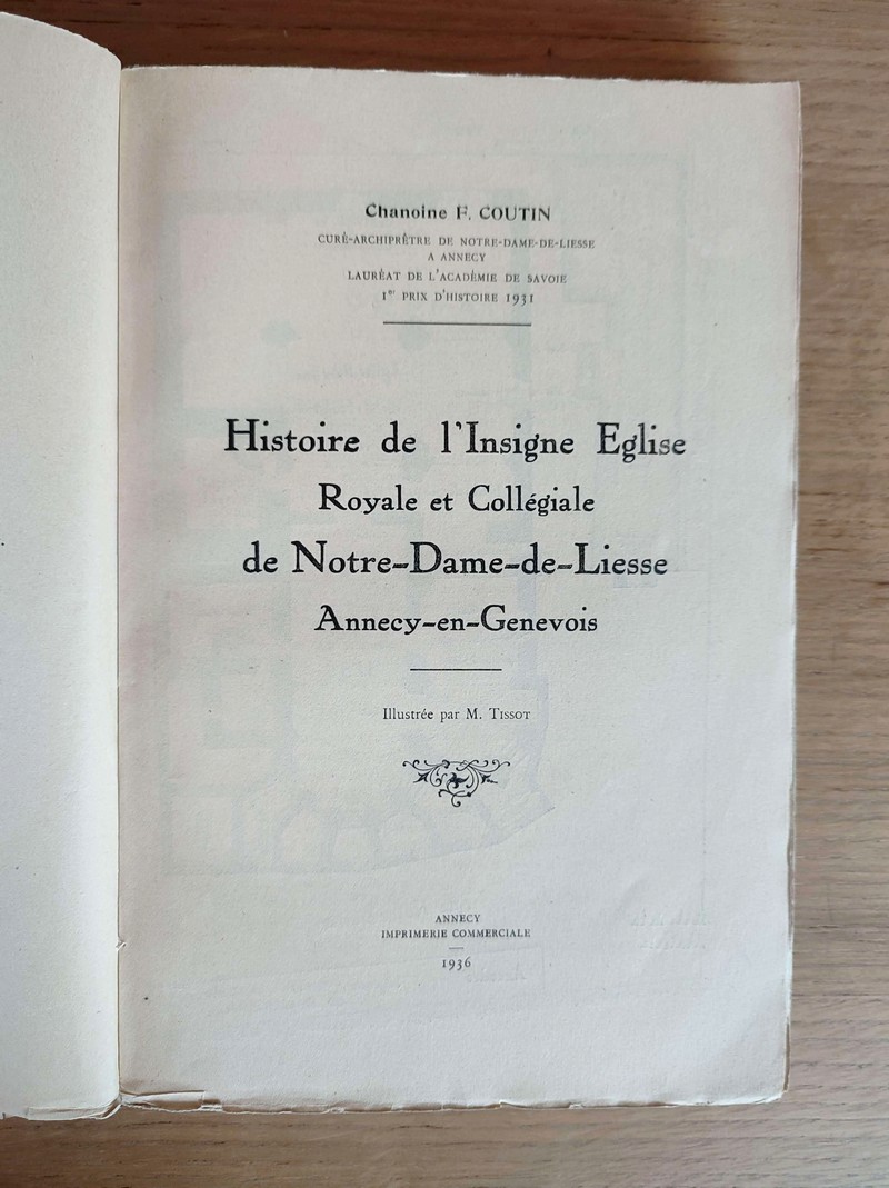 Histoire de l'insigne église Royale et Collégiale de Notre-Dame-de-Liesse, Annecy-en-Genevois