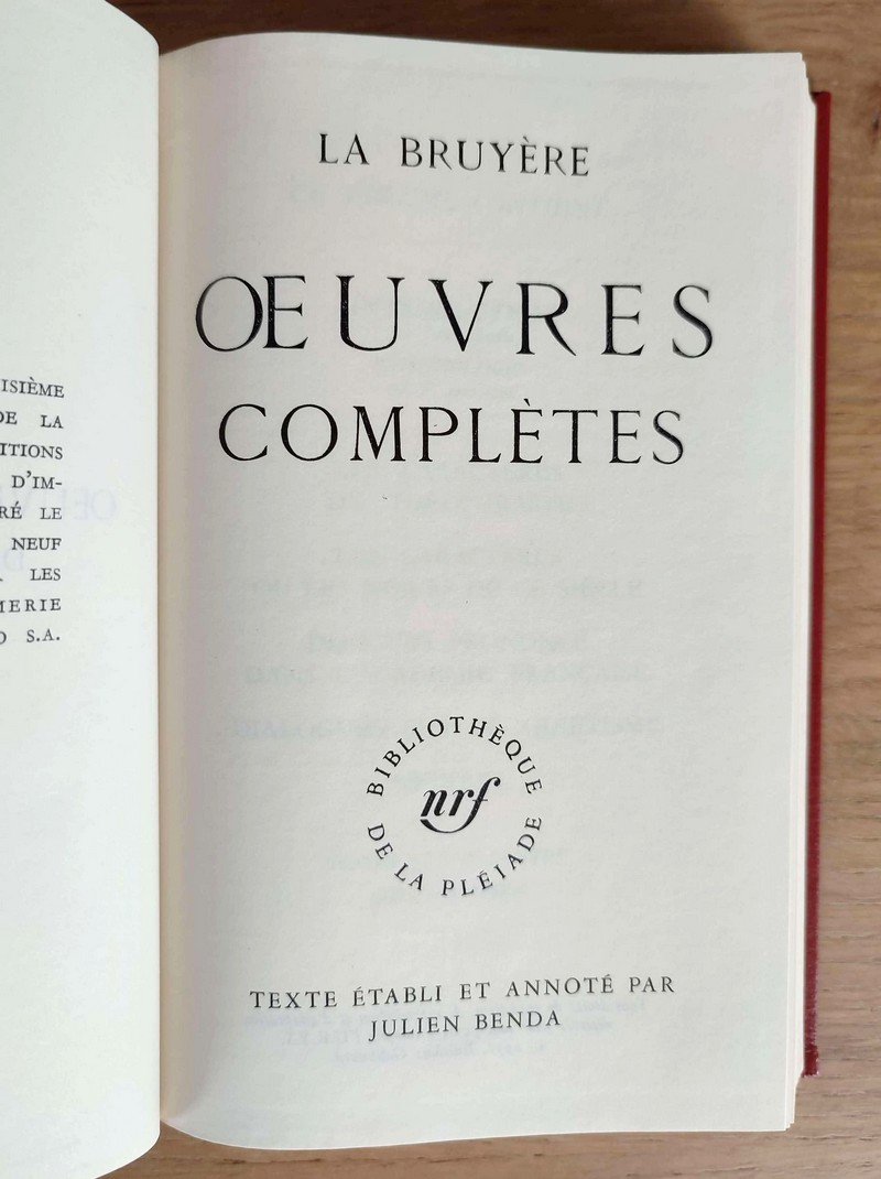 Œuvres complètes