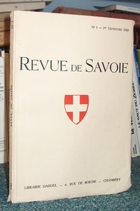 livre ancien - 11 - Revue de Savoie n° 1, 1er trimestre 1943 - Revue de Savoie