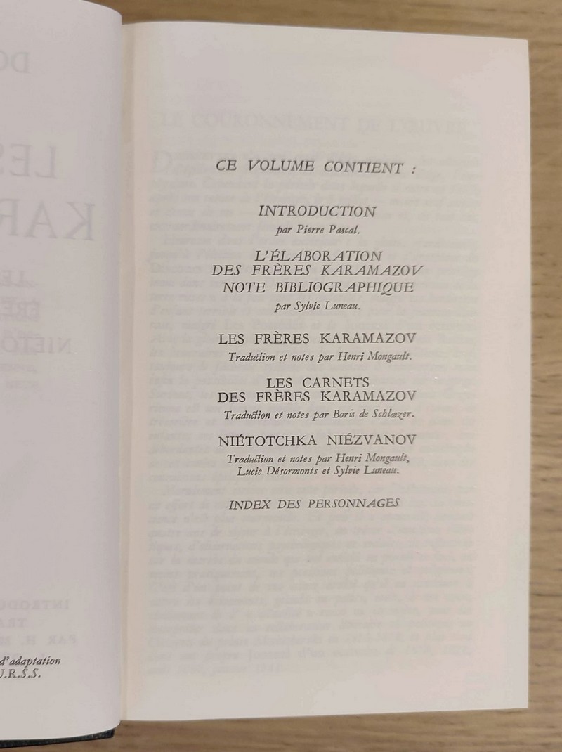 Les frères Karamazov - Les carnets des frères Karamazov - Niétotchka Niézvanov