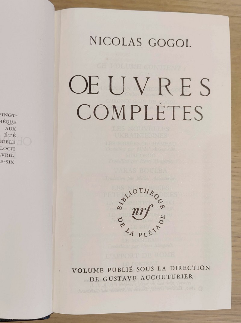 Oeuvres complètes