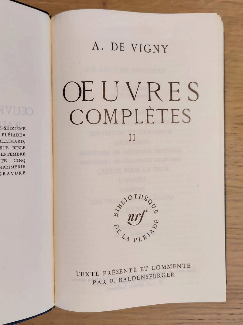 Oeuvres complètes, Tome II