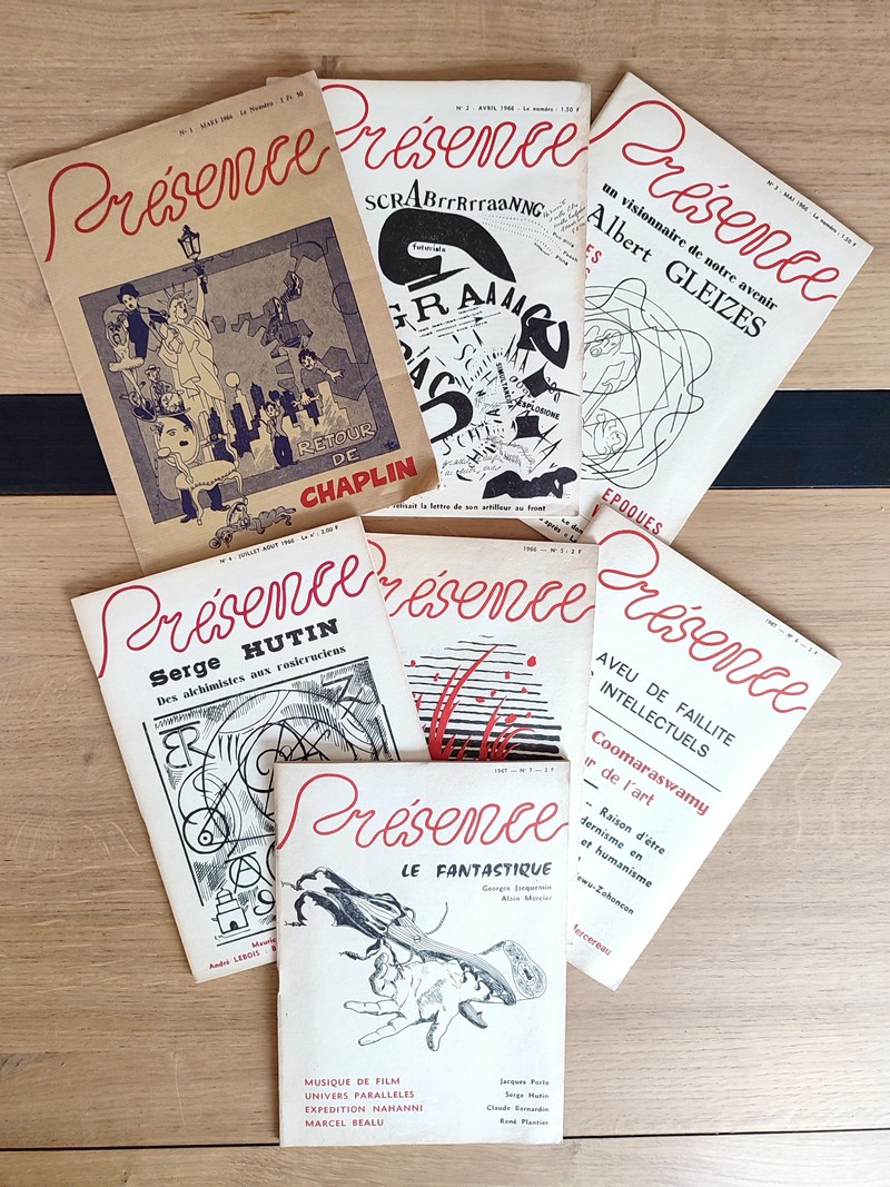 Présence (Numéros 1 à 7 de la revue de Mars 1966 à 1967)