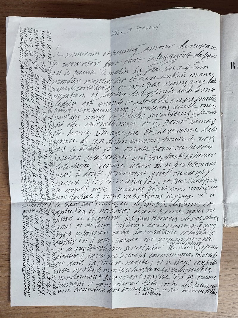 Lettres inédites de la Sainte Mère Jeanne-Françoise-Frémiot, Baronne de Rabutin-Chantal, dame de Bourbilly, fondatrice de l'ordre de la visitation Sainte-Marie