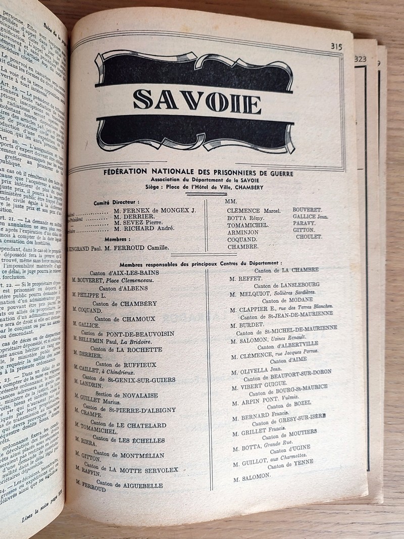 Guide National, administratif, juridique et commercial du Rapatrié. édité par la fédération nationale des prisonniers de guerre, des déportés et internés résistants patriotes, des déportés du travail