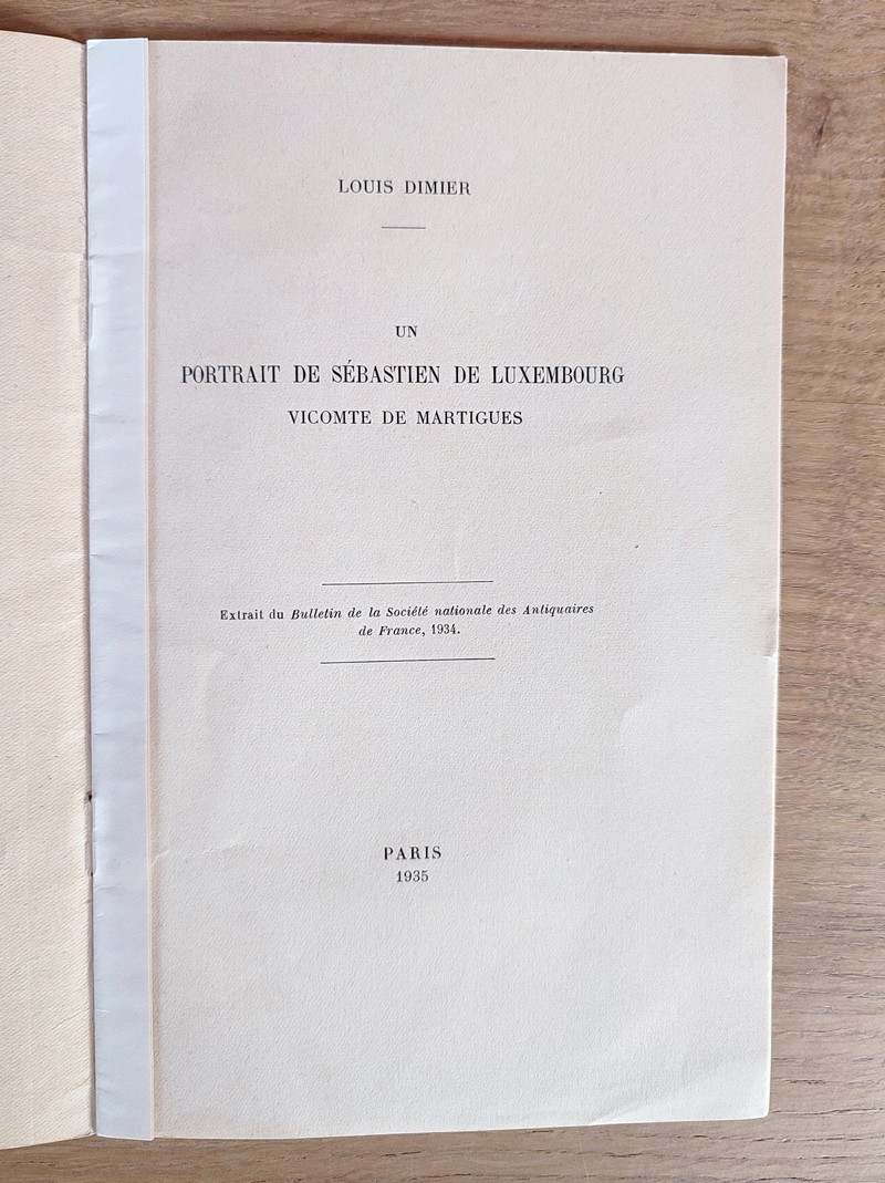 Un portrait de Sébastien de Luxembourg, Vicomte de Martigues