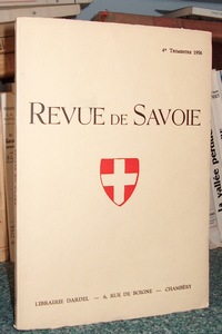 livre ancien - 32 - Revue de Savoie n° 4, 4ème trimestre 1956 - Revue de Savoie