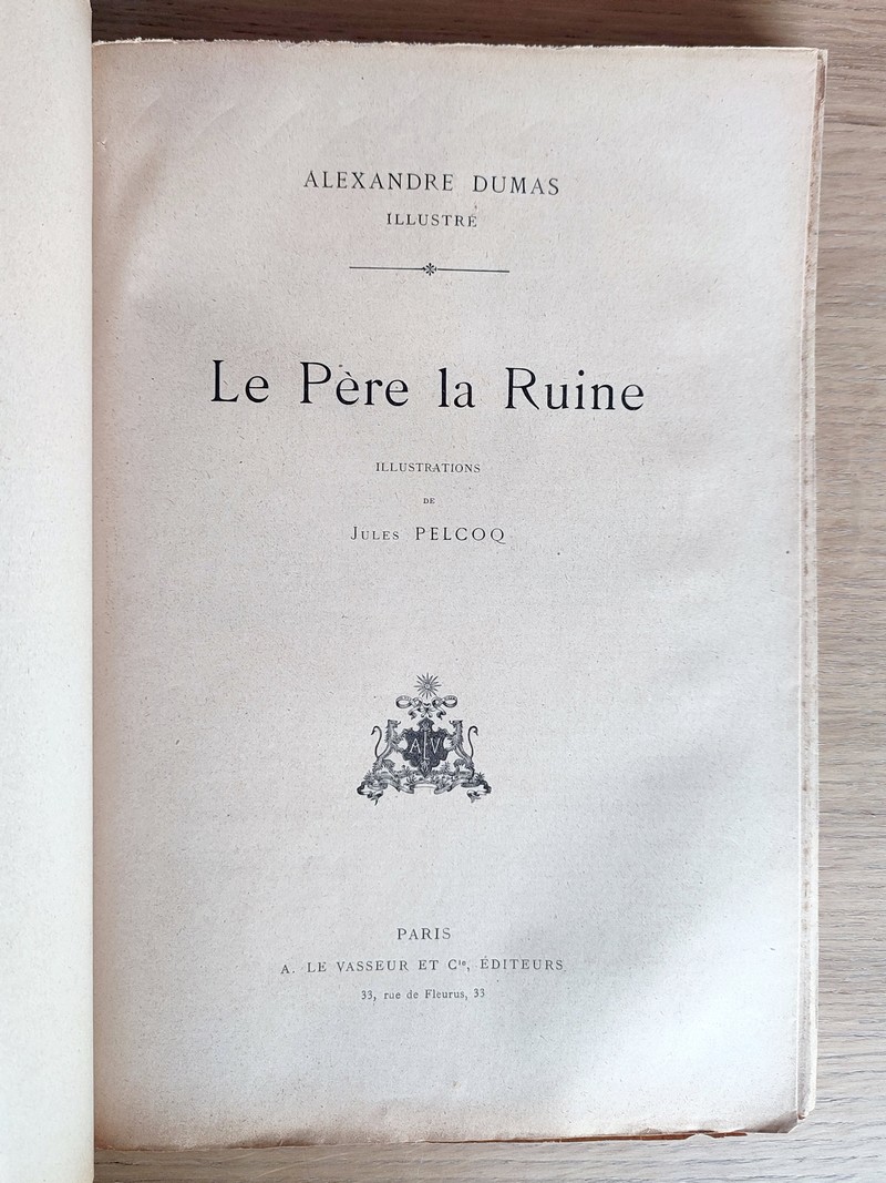 Conscience l'Innocent - Le Père la Ruine - Souvenirs d'Antony