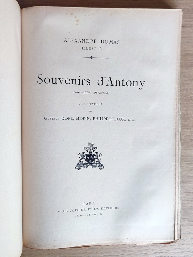 Conscience l'Innocent - Le Père la Ruine - Souvenirs d'Antony