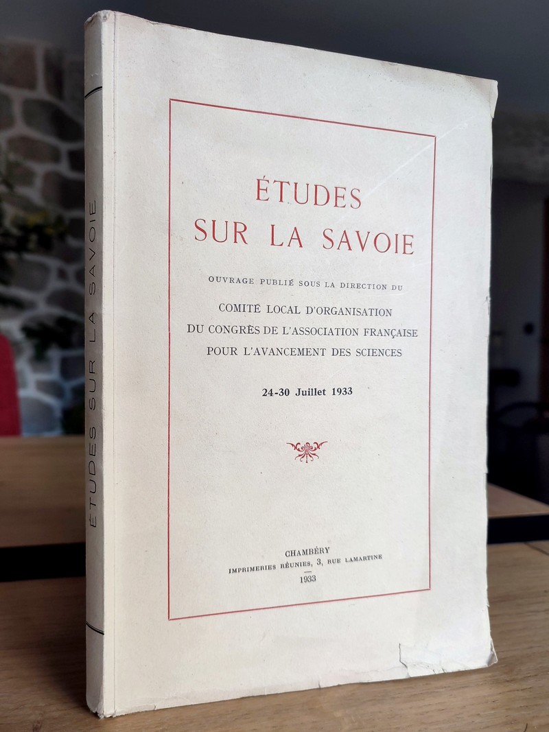 Études sur la Savoie