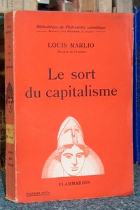 livre ancien - Le sort du Capitalisme - Marlio Louis