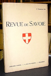 livre ancien - 38 - Revue de Savoie n° 2, 2ème trimestre 1958 - Revue de Savoie