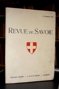 livre ancien - 40 - Revue de Savoie n° 4, 4ème trimestre 1958 - Revue de Savoie