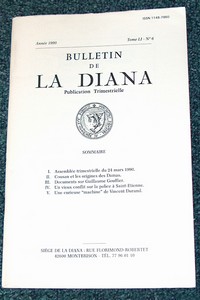 Bulletin de la Diana Tome LI n° 6 - 1990 - Diana (La)
