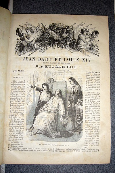 livre ancien - Jean Bart et Louis XIV. Drames maritimes du XVIIè siècle - Sue Eugène
