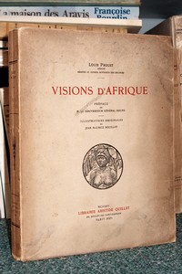 livre ancien - Visions d'Afrique - Proust Louis