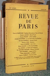 Revue de Paris. 58ème année, juin 1951